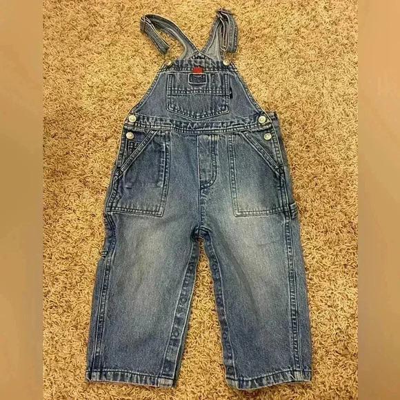 Children’s Place Jean Denim Overalls 18 mos - Picture 1 of 10